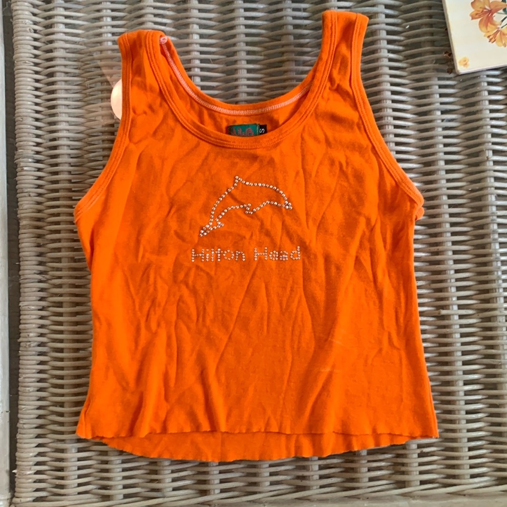 beachy dolphin tank top